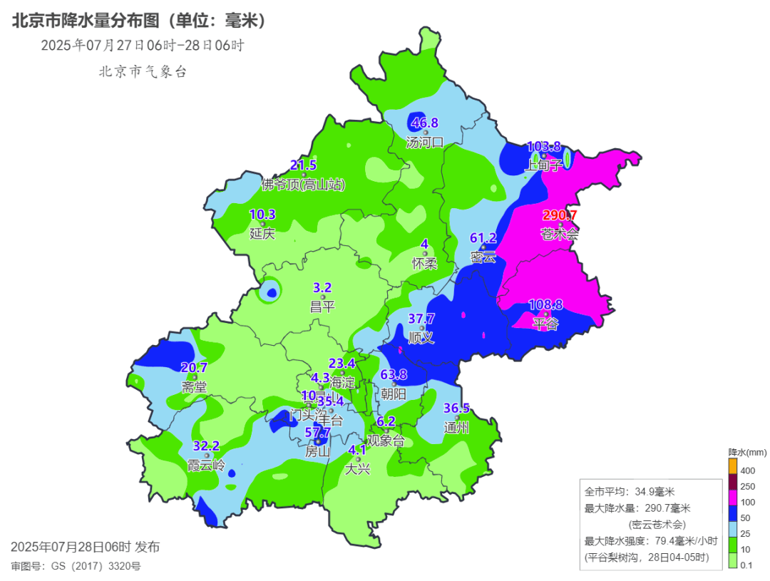 雨情速递 | 看看昨晚北京哪里下<strong></p>
<p>BNB行情</strong>了大暴雨（2025-7-28）