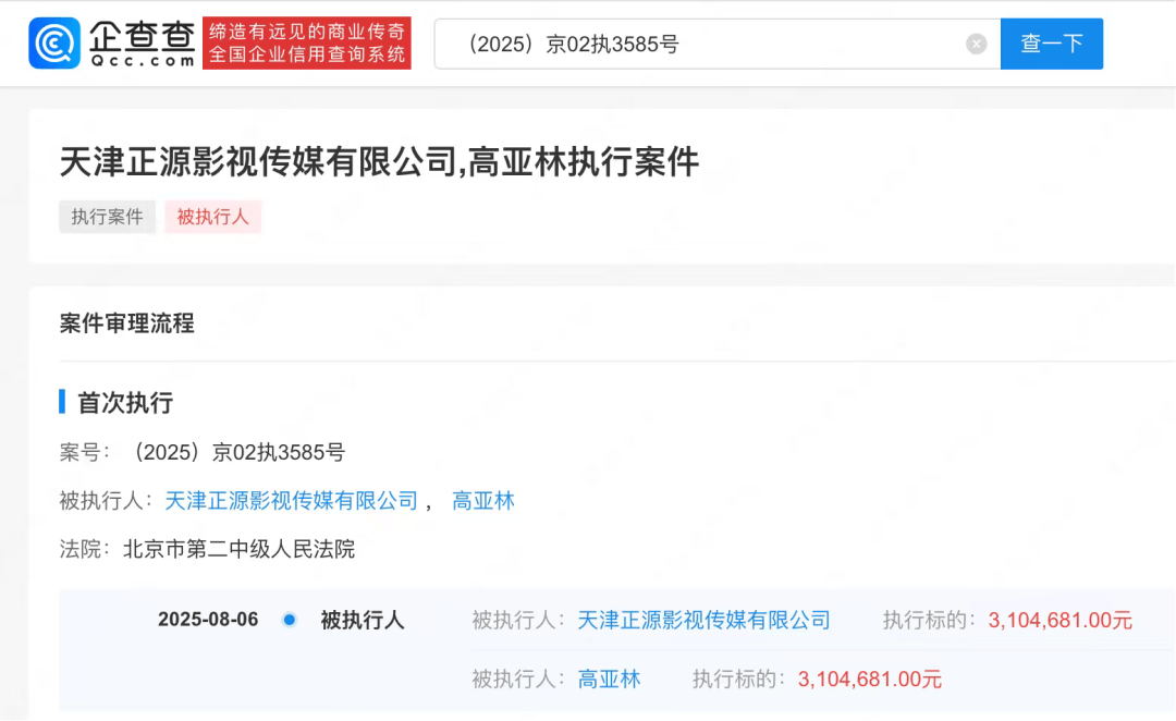 《家有儿女》“夏东海”扮演者高亚麟被列为被执行人<strong></p>
<p>莱特币行情</strong>，788万元股权已被冻结