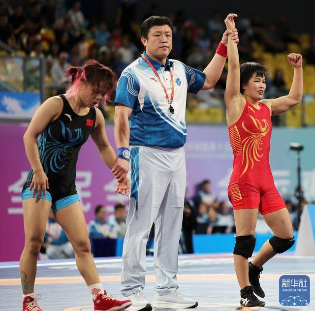 全运会丨朱江夺得摔跤女子自由式50公斤级冠军